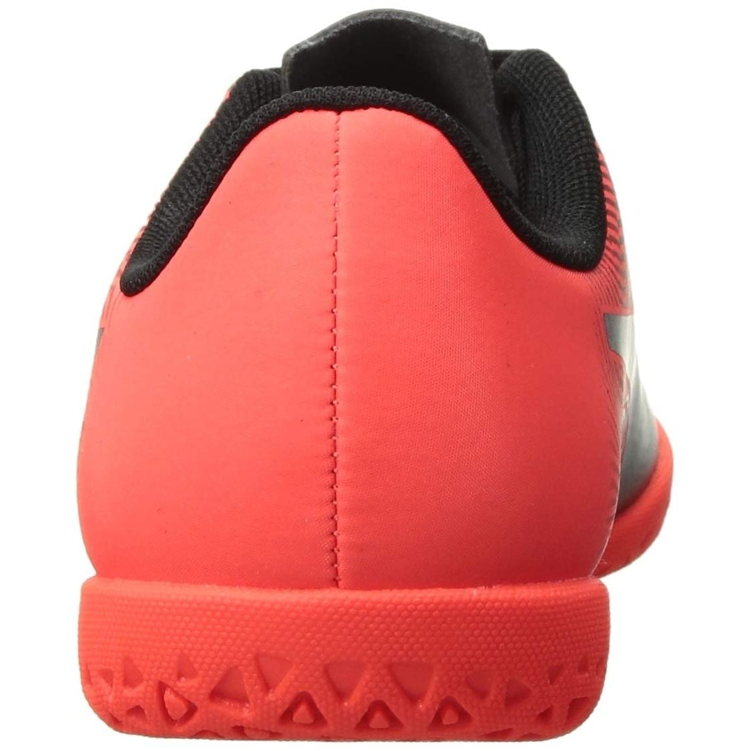 PUMA Kids Spirit FG Sneaker Black Red Blast Lightweight Durable Synthetic Upper Image 3