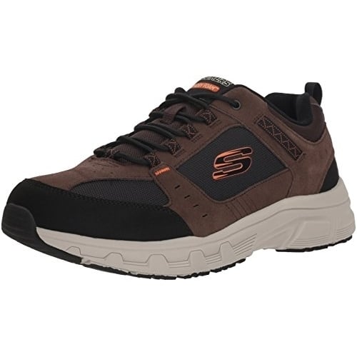 Skechers Mens Oak Canyon Oxford  CHOCOLATE/BLACK Image 1