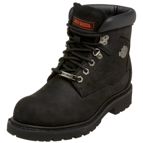 Harley-Davidson Mens Badlands Motorcycle Boot BLACK Image 1