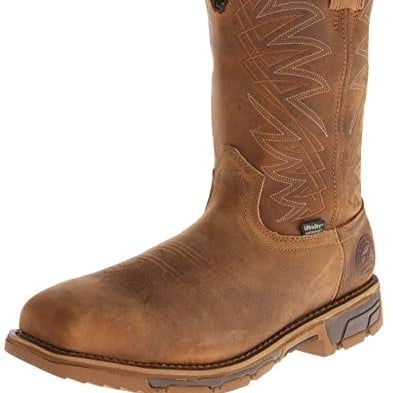 Red Wing Irish Setter Mens 11" Marshall Pull On Steel Toe Waterproof Work Boot Brown - 83912 Image 1