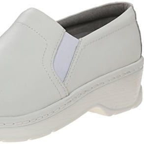 KLOGS Naples Womens White Smooth Leather Clog Model 00130010001 Anti-Slip Outsole Image 4