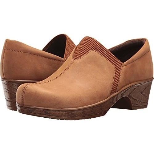 Klogs USA Salem Clogs Tawney Leather Upper Comfort Fit Roomy Toe Box Size options Image 1