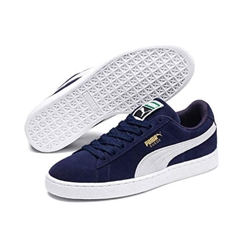 PUMA Adult Suede Classic Shoe NAVY Image 1