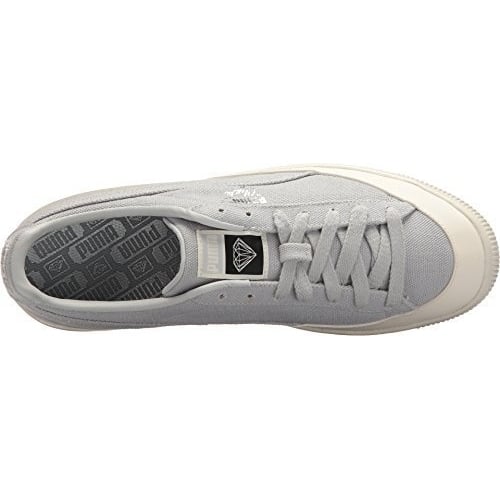 PUMA Mens Clyde Diamond Ankle-High Fashion Sneaker GRAY Image 2