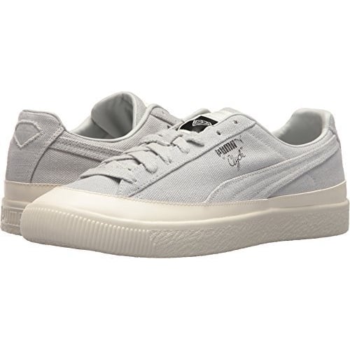 PUMA Mens Clyde Diamond Ankle-High Fashion Sneaker GRAY Image 4