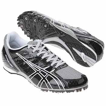 ASICS Mens Hyper Track Spikes Lightning/Jet Black/White - GY705.9190 LIGHTNING/JET BLACK/WHITE Image 2