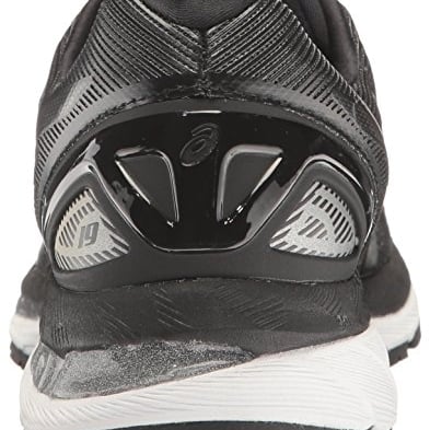 ASICS Womens Gel-Nimbus 19 Running Shoes Black/Onyx/Silver - T750N.9099 BLACK/ONYX/SILVER Image 3