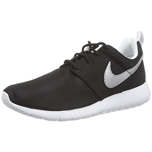 NIKE Kids Roshe One SE (GS) Running Shoe BLACK/METALLIC SILVER-WHITE-WHITE Image 1