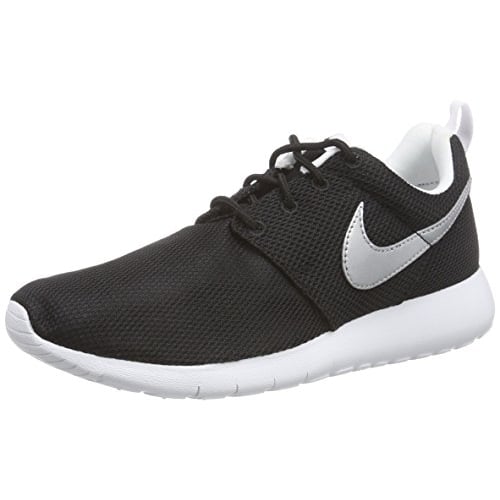 NIKE Kids Roshe One SE (GS) Running Shoe BLACK/METALLIC SILVER-WHITE-WHITE Image 2