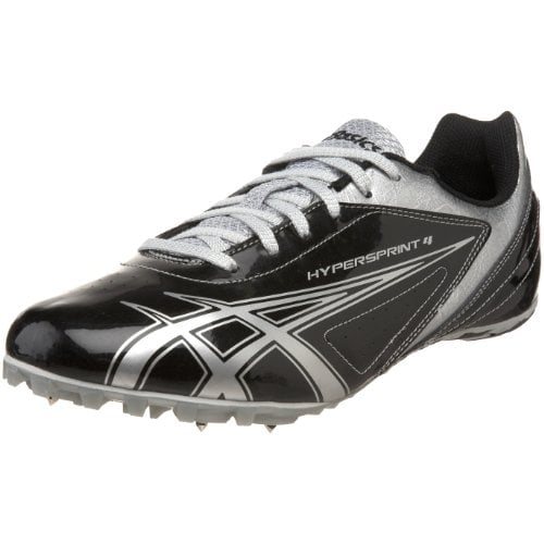 ASICS Mens Hypersprint OLS Track And Field Shoe Onyx/Silver - G100Y.9993 ONX/LIG/SLV Image 1