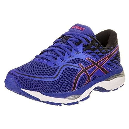 ASICS Womens Gel-Cumulus 19 Running-Shoes Blue Purple/Black/Flash Coral - T7B8N.4890 BLUE PURPLE/BLACK/ FLASH CORAL Image 4