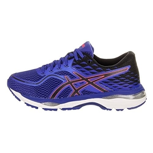 ASICS Womens Gel-Cumulus 19 Running-Shoes Blue Purple/Black/Flash Coral - T7B8N.4890 BLUE PURPLE/BLACK/ FLASH CORAL Image 1