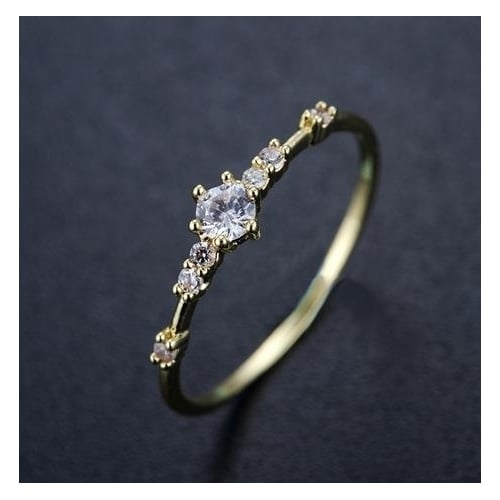 Simple little fresh Popular style Popular style Thin Ring Image 1