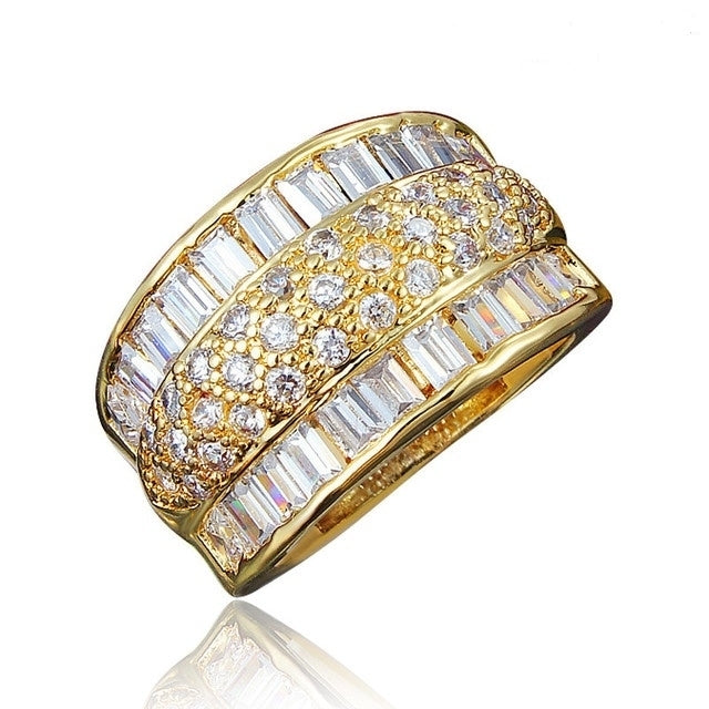 Popular style ring Artificial zircon ring Image 1