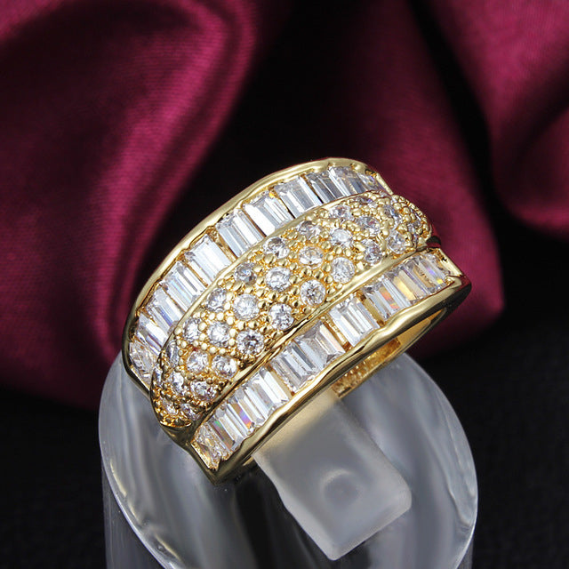 Popular style ring Artificial zircon ring Image 2