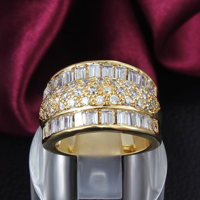 Popular style ring Artificial zircon ring Image 3