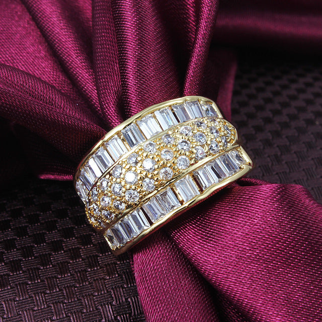 Popular style ring Artificial zircon ring Image 4