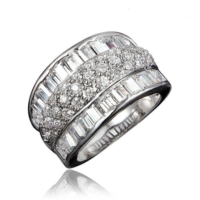 Popular style ring Artificial zircon ring Image 4