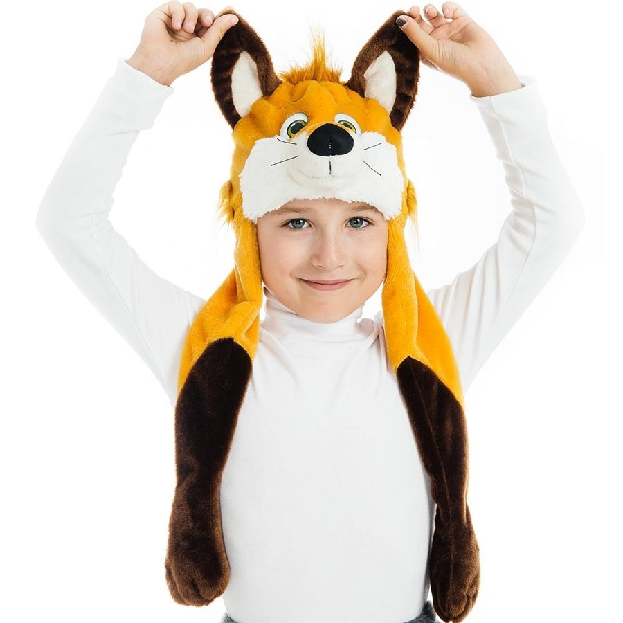 Foxy Fox Plush Headpiece Kids Costume Dress-Up Play Accessory 5 OReet Image 1