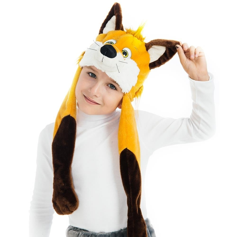 Foxy Fox Plush Headpiece Kids Costume Dress-Up Play Accessory 5 OReet Image 2