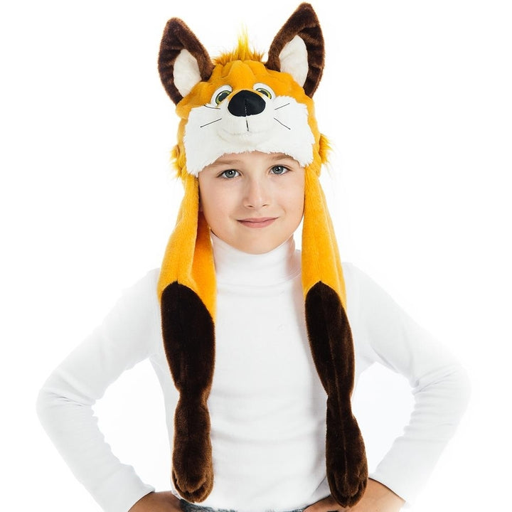 Foxy Fox Plush Headpiece Kids Costume Dress-Up Play Accessory 5 OReet Image 3