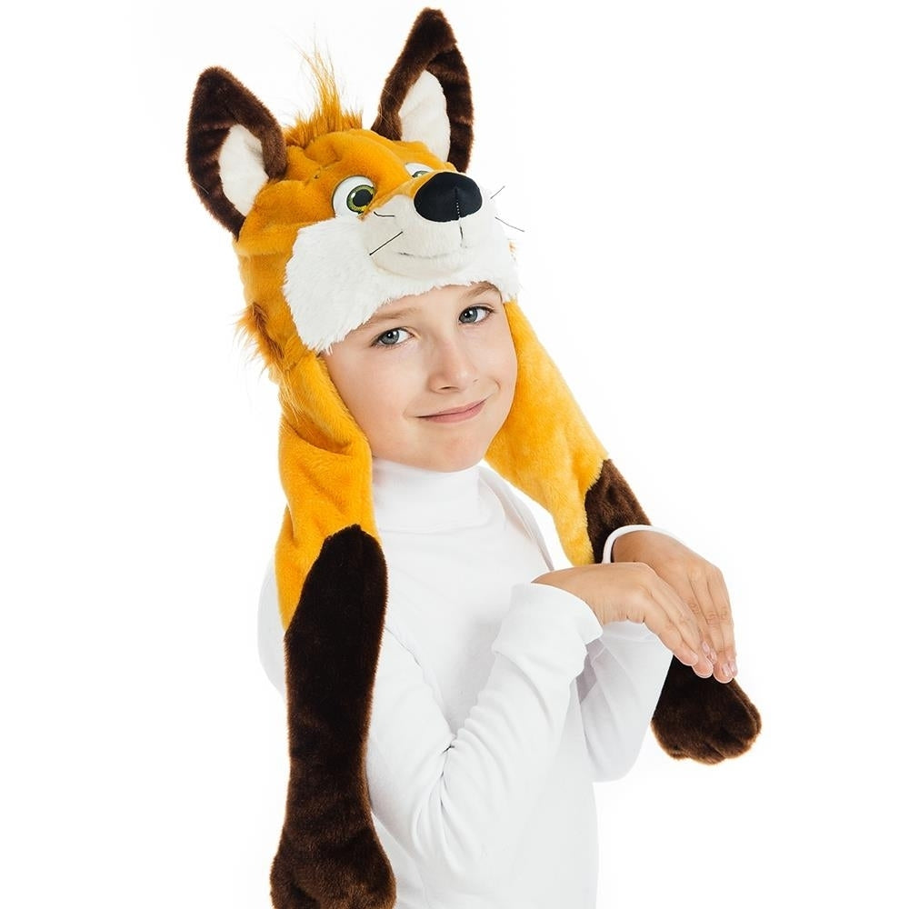 Foxy Fox Plush Headpiece Kids Costume Dress-Up Play Accessory 5 OReet Image 4