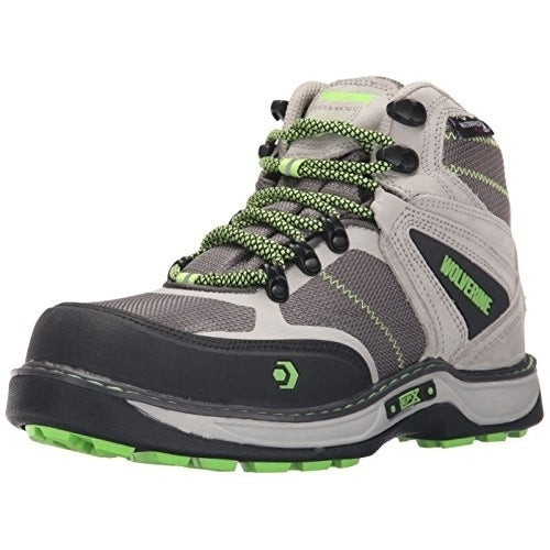 WOLVERINE Womens Edge FX EPX Waterproof CarbonMAX Composite-Toe Work Boot Grey - W10548 GREY Image 1