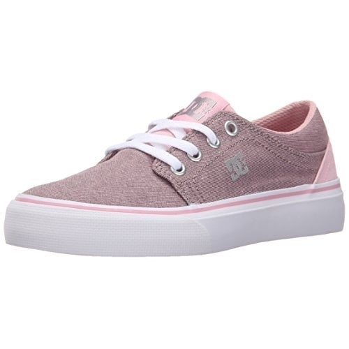 DC Shoes Girls Trase TX SE Skate Shoes Pink/White PINK/WHITE Image 1