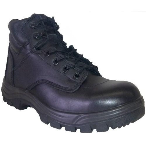 WORK ZONE Mens 10" Dark Brown Soft Toe Pull-On Work Boot N997 Leather Oil Resistant Image 1