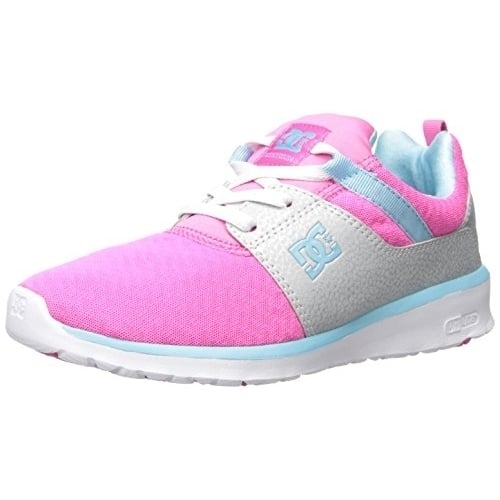 DC Shoes Girls Heathrow Sneaker Pink/Silver - ADBS700024-PWS PINK/SILVER Image 3