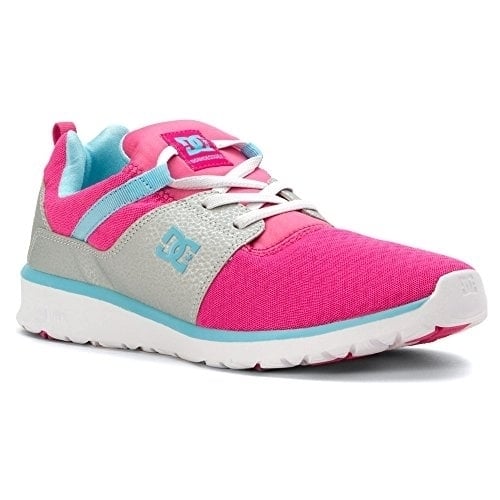 DC Shoes Girls Heathrow Sneaker Pink/Silver - ADBS700024-PWS PINK/SILVER Image 2