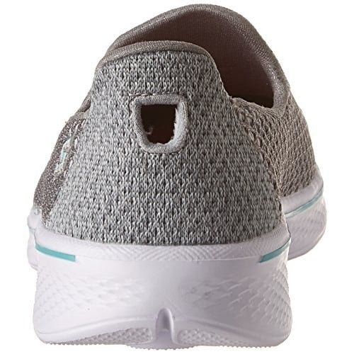 Skechers Kids Go Walk 4 Slip-On Sneaker (Little Kid/Big Kid) Grey Image 3