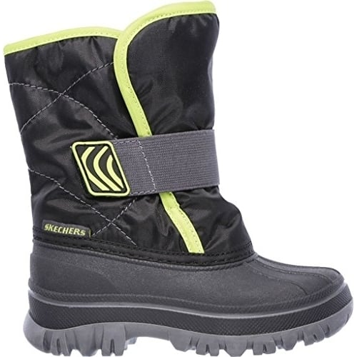 Skechers Toddler Boys Lil Frostie Cold Weather Boot Black/Lime - FROSTIE BLACK/LIME Image 2