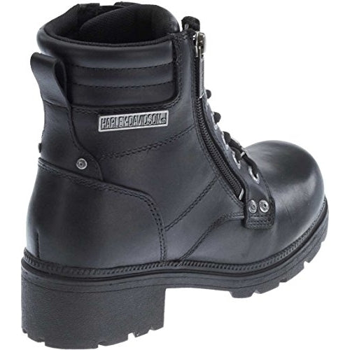 Harley-Davidson Womens Inman Mills Motorcycle Boot  BLACK Image 4