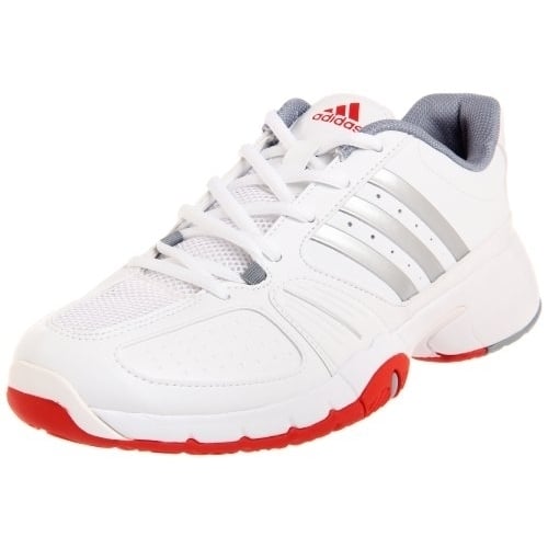 adidas Womens Barricade Team 2-W WHITE/SILVER/RED Image 1