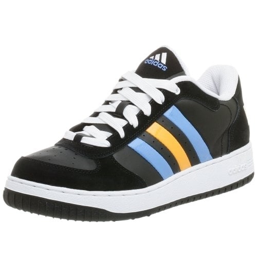 adidas Mens BTB Low NBA Nuggets Basketball Shoe BLACK/BLUE/GOLD Image 2