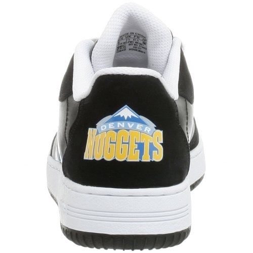 adidas Mens BTB Low NBA Nuggets Basketball Shoe BLACK/BLUE/GOLD Image 3