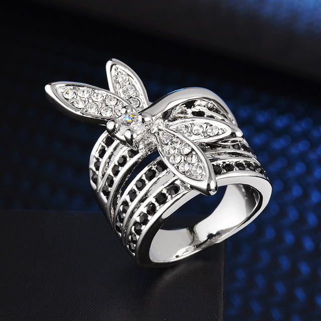 Fashion personality Dragonfly ring Image 2