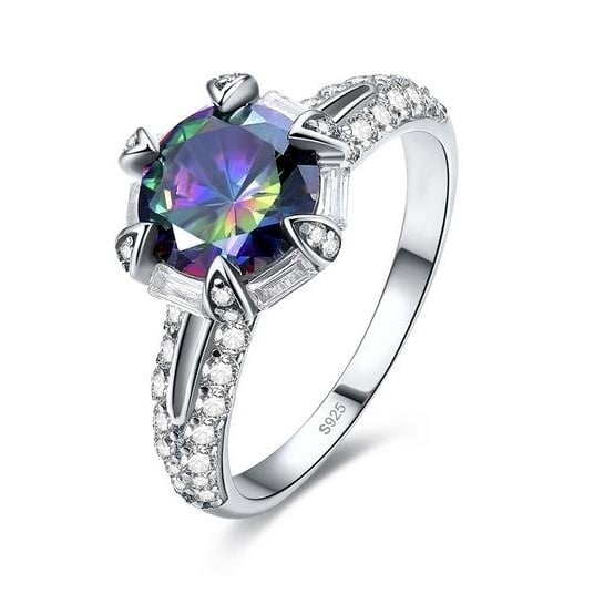 Sterling Fashion style Artificial zircon ring Image 2