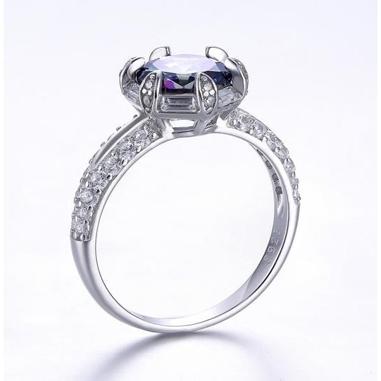 Sterling Fashion style Artificial zircon ring Image 3