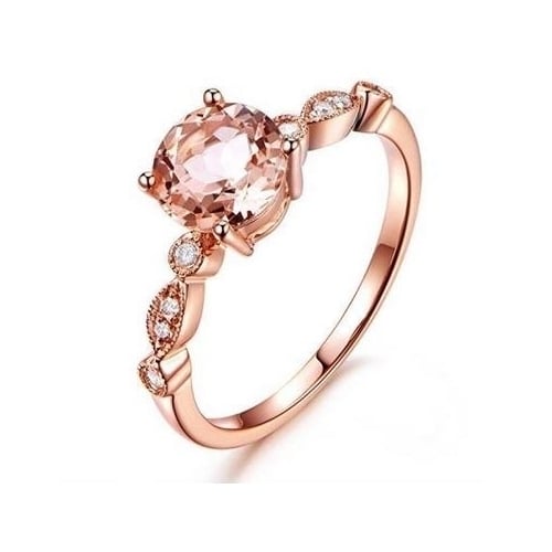 Fashion simple champagne lady ring Image 1