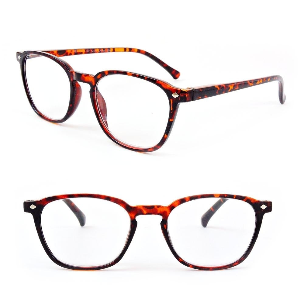 Reading Glasses Fashion Men and Women Readers Spring Hinge Glasses for Reading Image 4