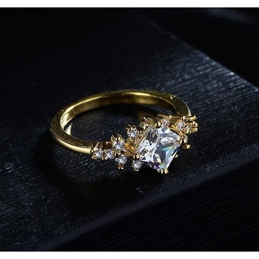 Popular style Popular style engagement ring ring with s and Artificial zircon ring Image 3