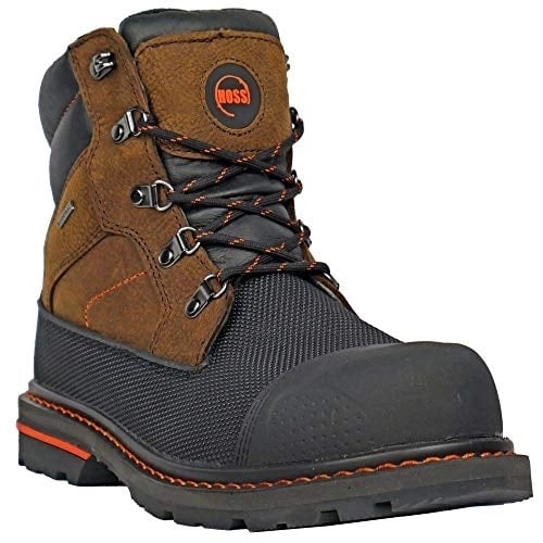 HOSS Mens K-Tough Waterproof Composite Toe Work Boot Muddy River 62705 Image 1