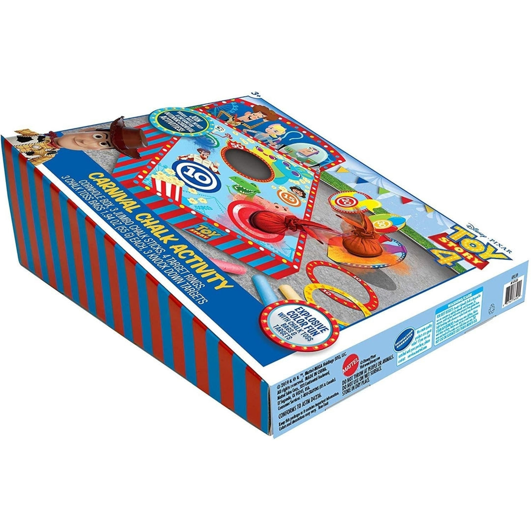 Disney Pixar Toy Story 4 Carnival Chalk Kids Activity Game Bundle Mattel Image 7