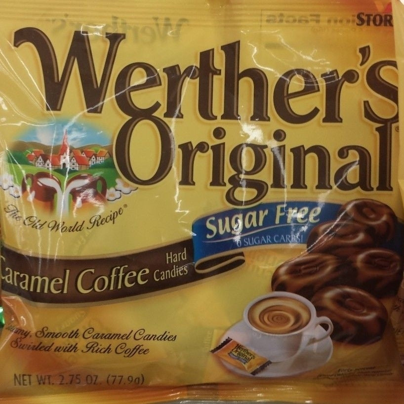 Werthers Caramel Coffee Sugar Free Candy Image 2