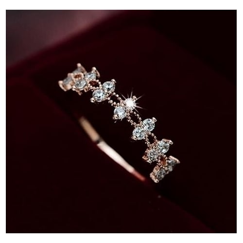 Fashionable lace jewelry ring Image 1