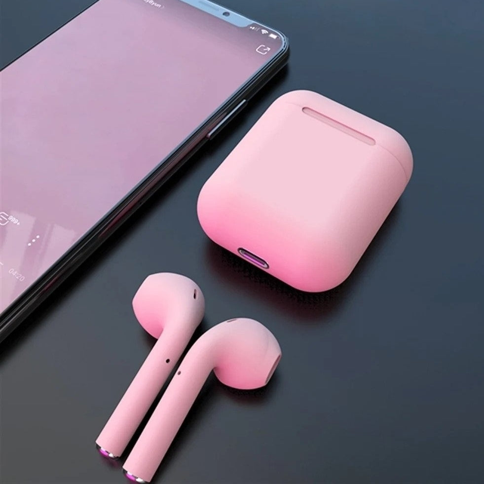 Rubber Matte Clear Sound Wireless Earbuds Image 1