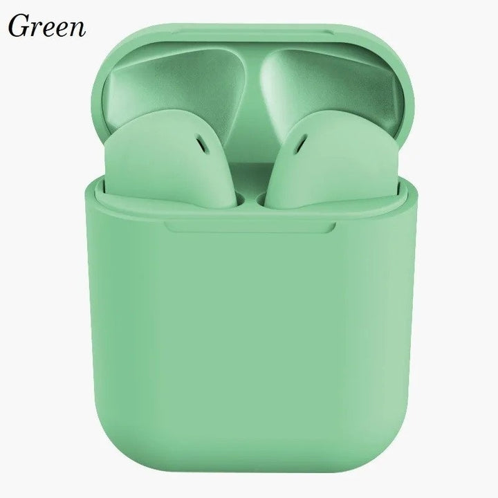 Rubber Matte Clear Sound Wireless Earbuds Image 4