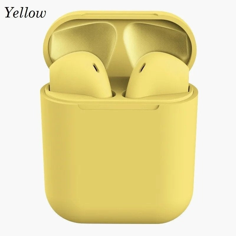 Rubber Matte Clear Sound Wireless Earbuds Image 6